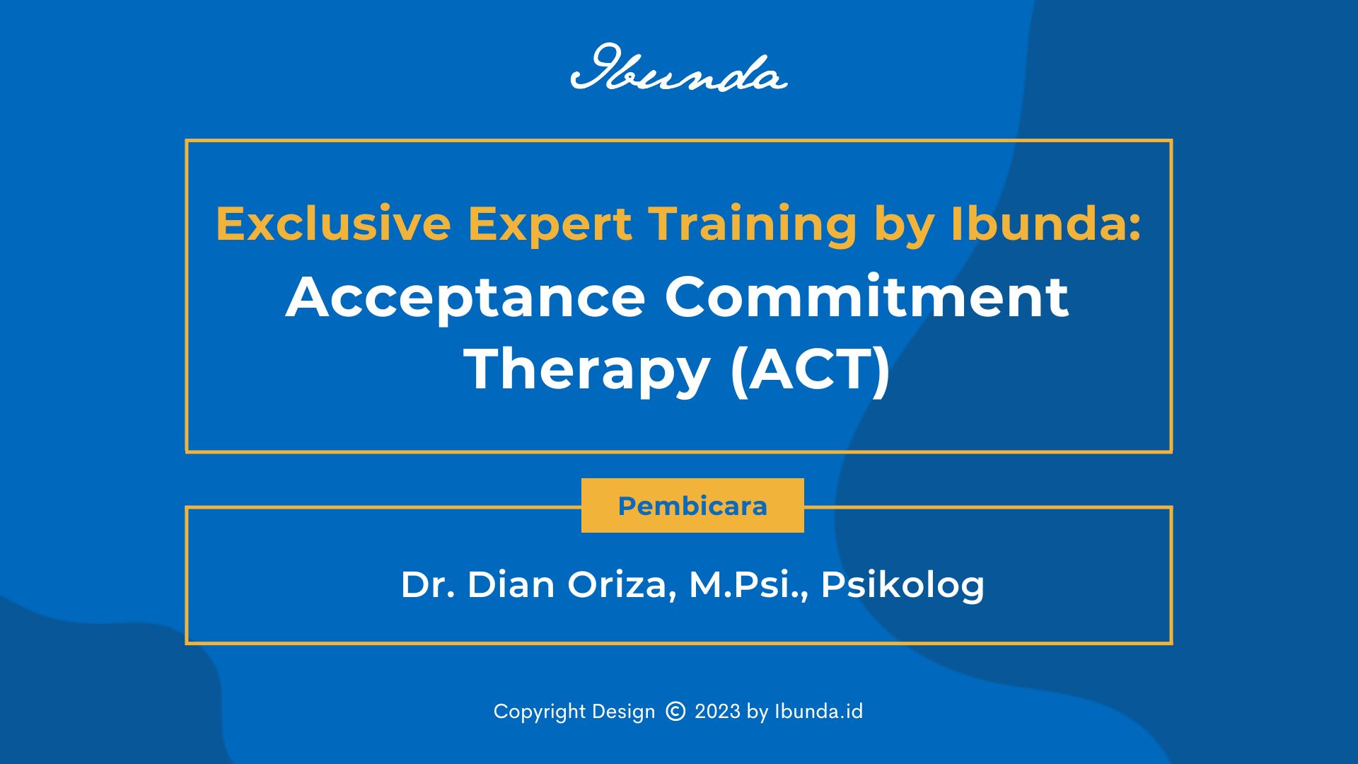 Expert Training: Acceptance & Commitment Therapy (ACT)